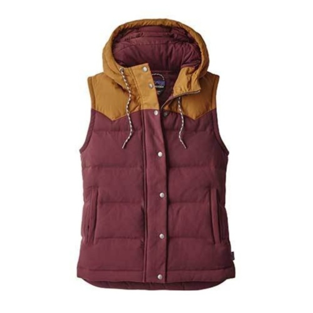 Patagonia Bivy Vest | maroon/gold | size M
